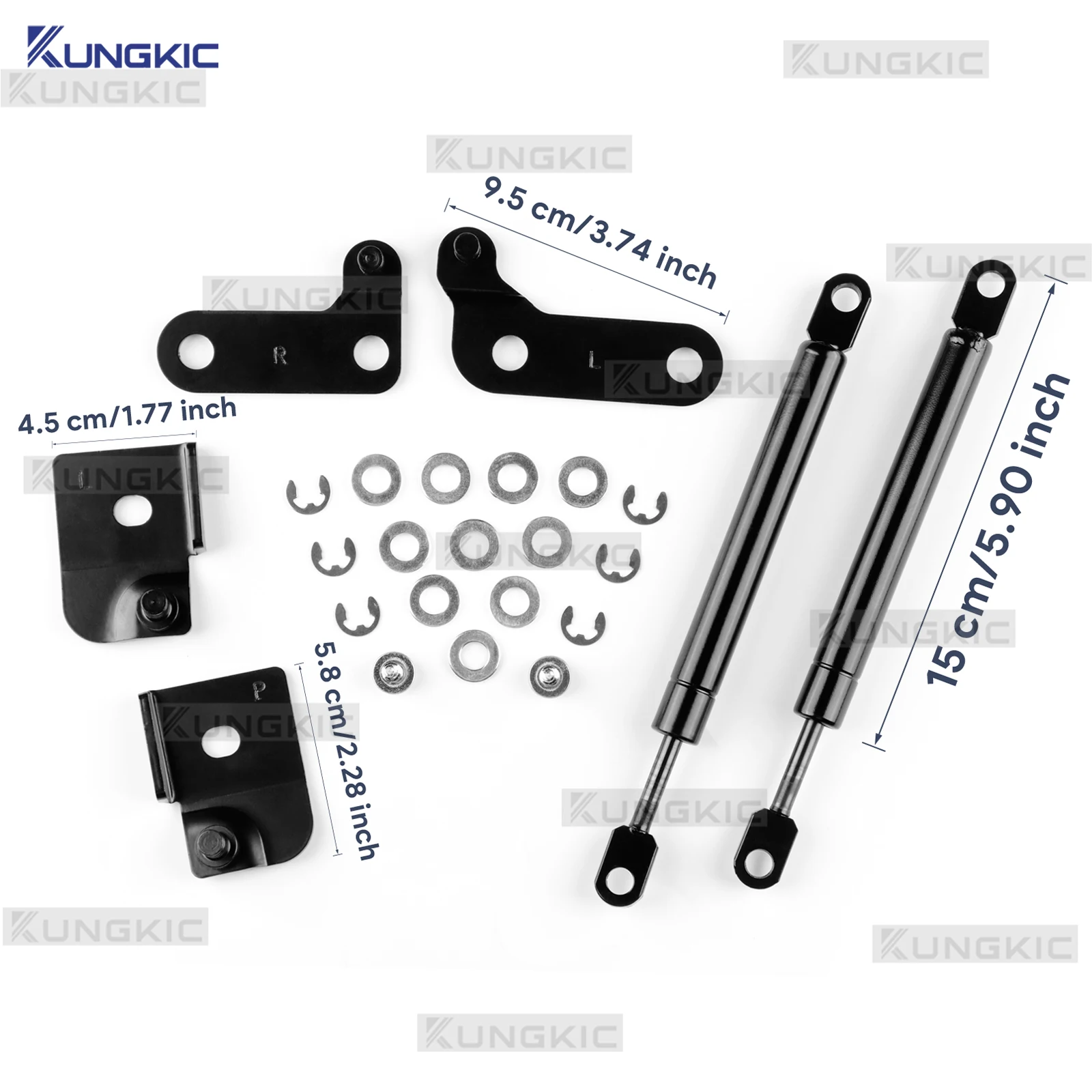 For Mitsubishi Triton L200 2023 2024 2025 2026 Rear Support Tailgate Damper Retrofitted With The Downturn Slow-down Damping Rod