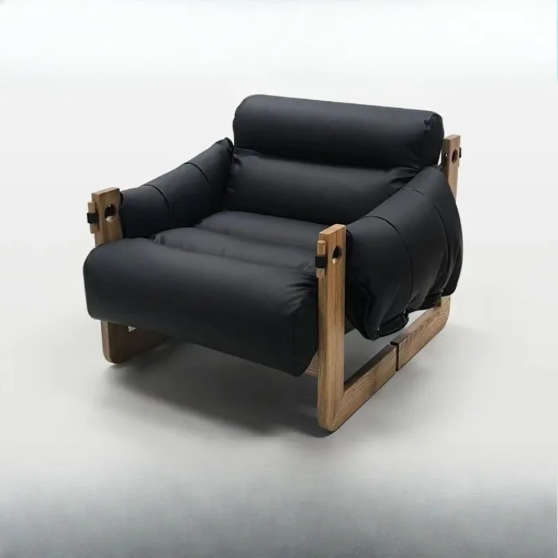 

Chair B & B Wabi Sabi Wind Single Lazy Decompression Sofa, Balcony Leisure Chair Living Room Deckchair Sofa Chair