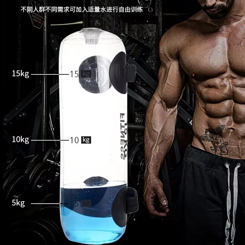 Fitness Water Bag Exercise Home Gym Weightlifting Core Training Bodybuilding Weighted Squat Equipment Exercise Tool Unisex