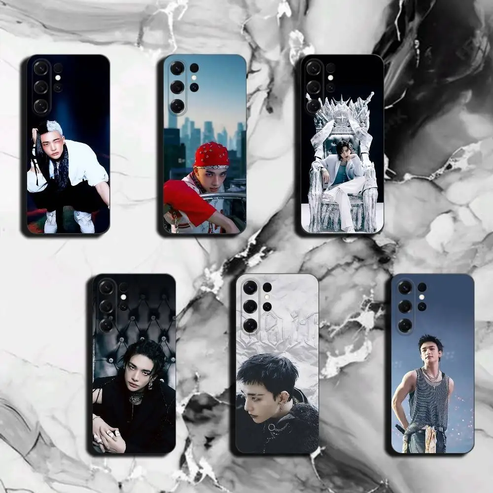 H-Hyunjin GIANT Phone Case for Samsung Galaxy S26 Ultra S22 Plus S21 FE Cover S21 23 24 25 Ultra