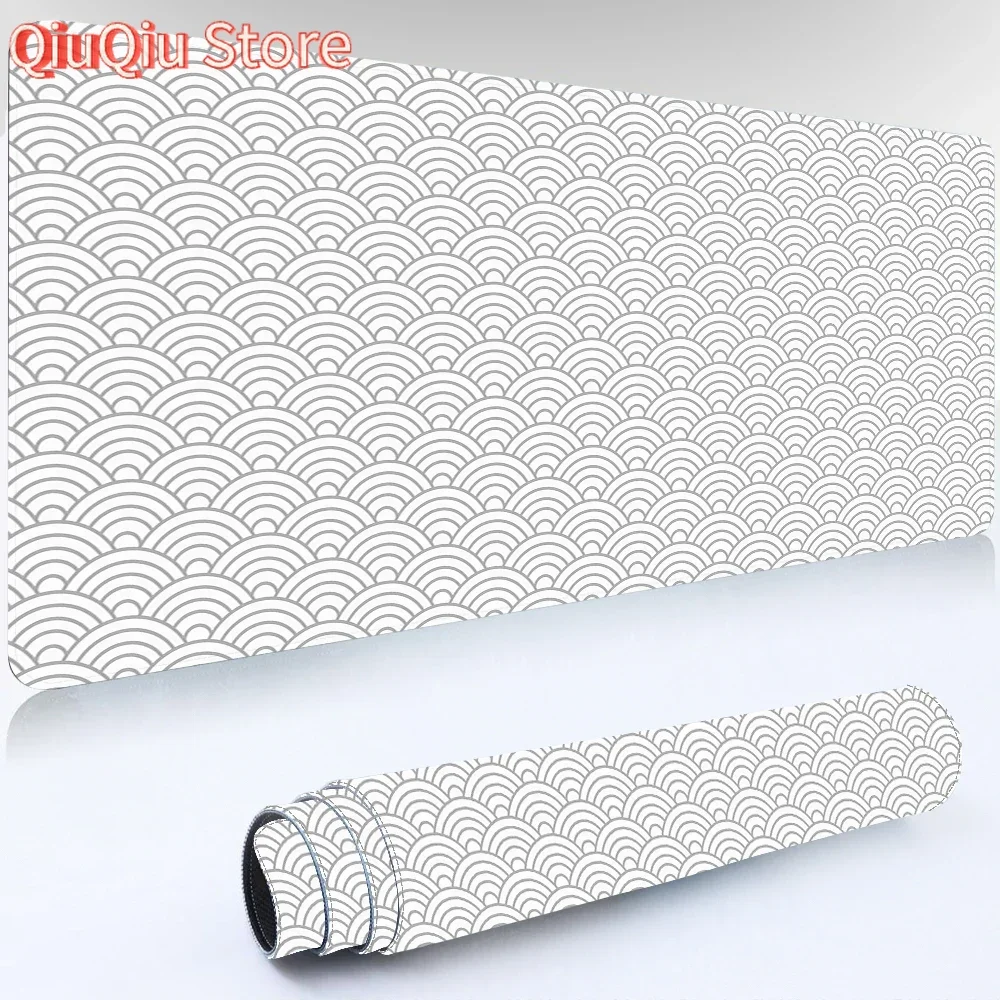 White Mouse Pad Speed Gamer  Laptop Deskmat Ocean Gaming Mouse Pads Wave Mousepad Office Computer Gamer Carpet Mouse Mat Large