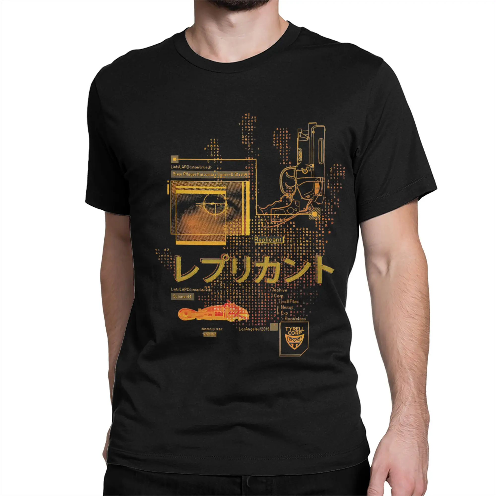 Leisure Blade Runner replicant T-Shirt for Men Women Round Neck Cotton T Shirt  Short Sleeve Tees 6XL Clothes