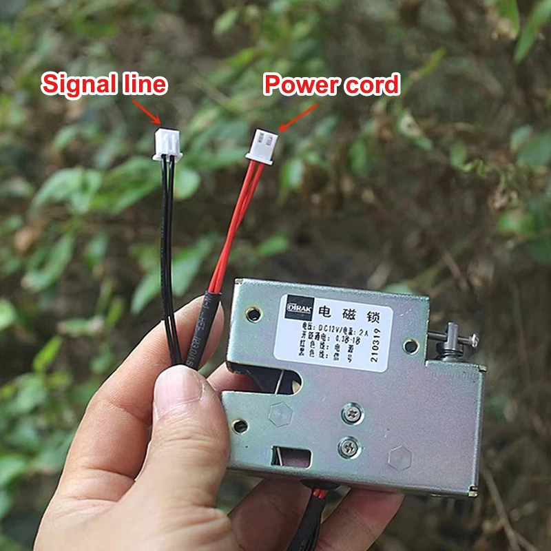 DC 12V2A Electric Lock Self-open Electronic Cabinet Lock Small Solenoid Electric Control Cabinet Drawer Lock
