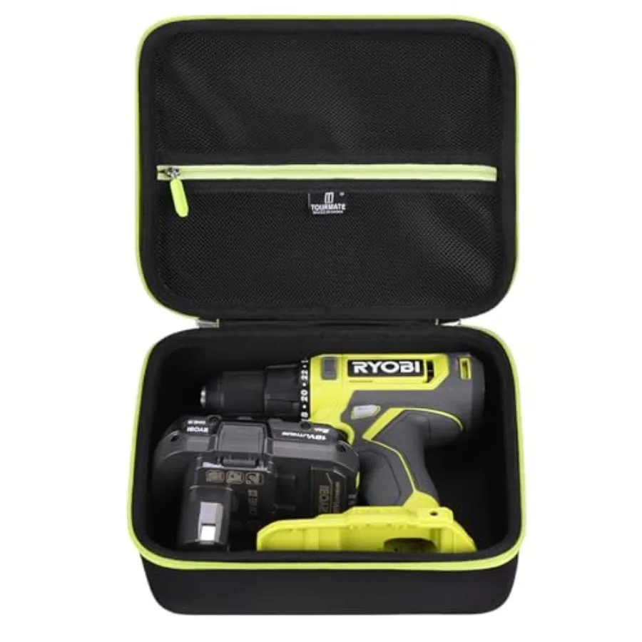 

【Spot goods】Hard Storage Case for RYOBI ONE+ 18V Cordless 1/2 in. Drill PCL206B - Travel Case for RYOBI ONE+ 18V Cordless 1/4 i