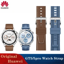 Original 22mm FKM Nylon Composite Watch Strap for Huawei GT5 Watch Band GT5 pro Leather Wrist Band GT5pro 46mm Titanium Bracelet