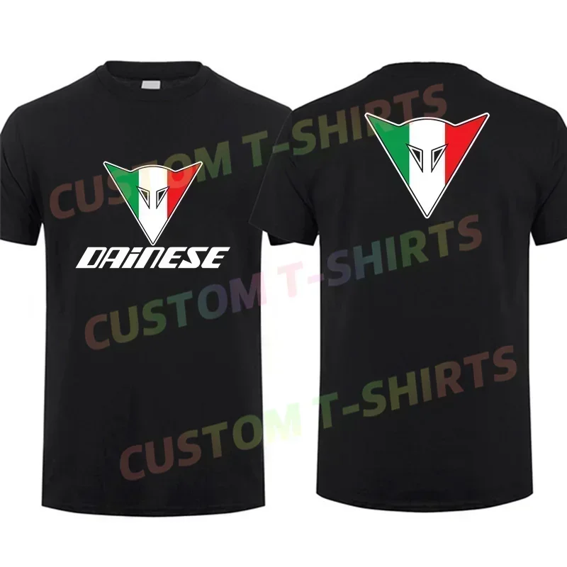 

2025 Men T Shirt Casual Daines Motorcycle Bike Sport Racing T-shirt Graphic Summer Short Sleeves 100% Cotton S-3XL Cool Tee