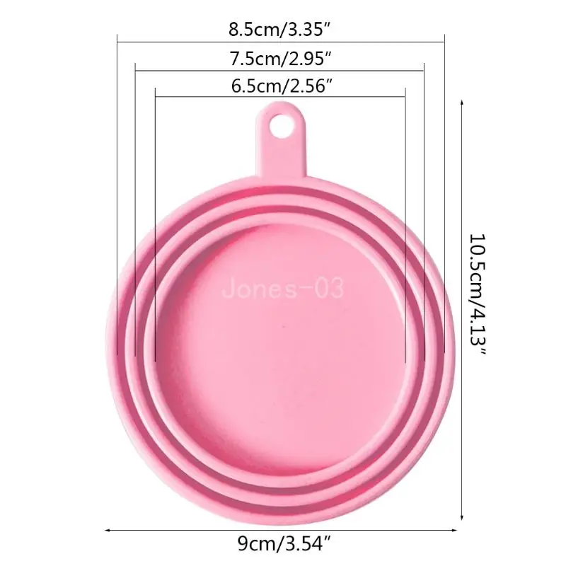 고양이 사료 보관용 Q6PE 개 통조림 뚜껑 범용 BPA 무료 연질 실리콘 식품 Can Co