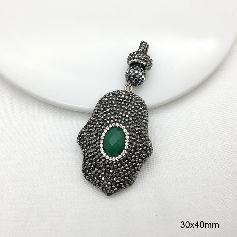 1 pcs Multi-style Round/Star/palm shape crystal Charms,Pave rhinestone Pearl Pendant,necklace connector Earrings Jewelry making