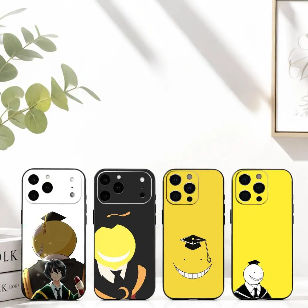 

Anime Assassination Classroom Korosensei Phone Case For iPhone 17, 16,15,14,13,12,11 Plus,Pro Max, Others Soft Black Cover