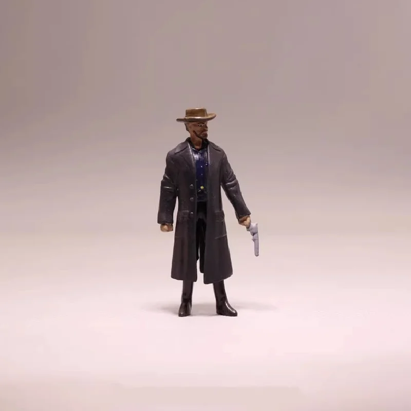 

Mini Western Cowboy Gunslinger Miniature Ornaments Movie Character Desk Decorator Figure Model Toy Cool Toys For Boys Kids Gift