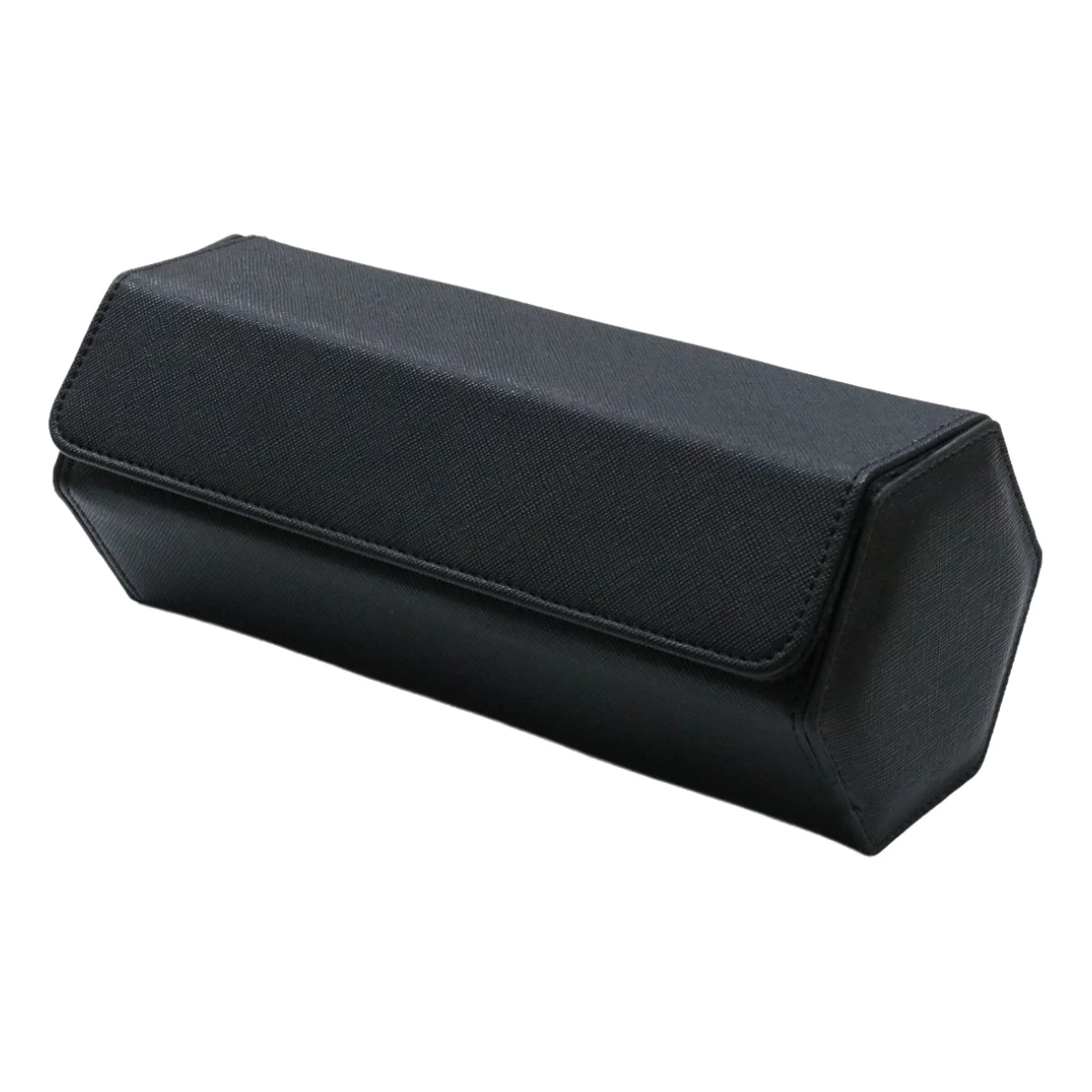 Hexago 3-Slot Watch Roll Travel Case Portable Vintage Leather Watch Display Case Storage Box Watch Organizers Men Christmas Gift