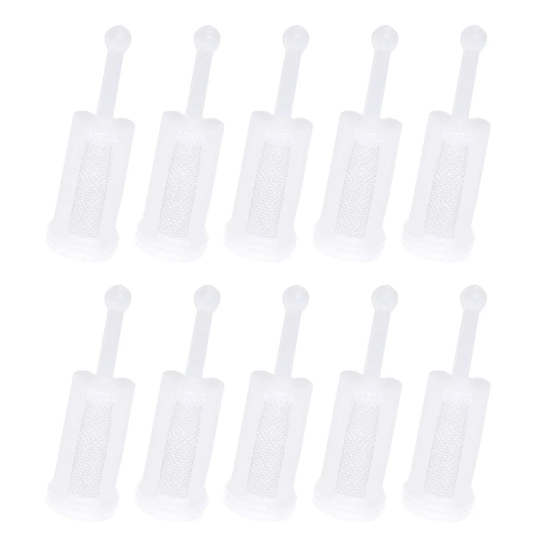 10pcs Paint Filter Replacement Filters Fits Most Gravity Feed Paint Sprayers Gravity Spray Filter Strainers Mesh Filter