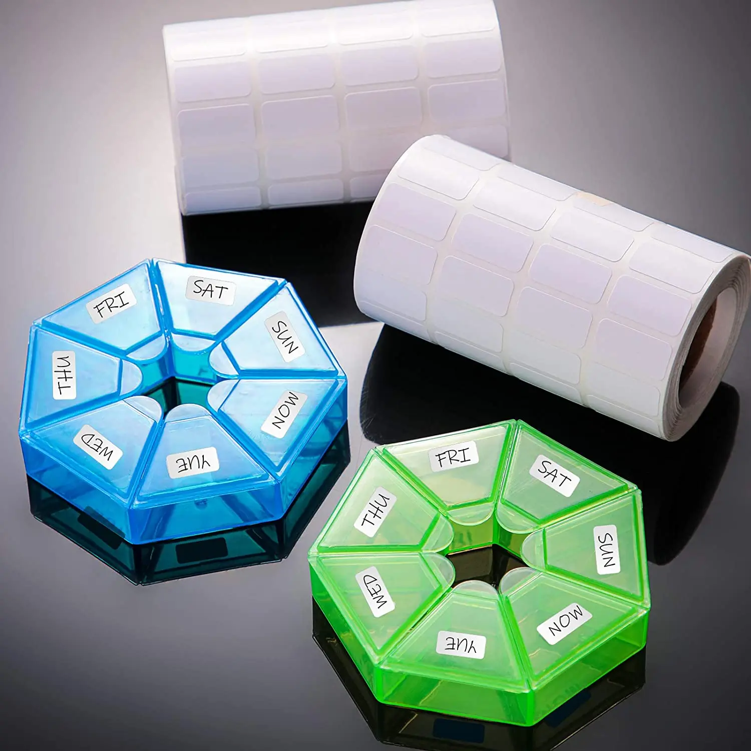 Hot 120~1400 Sheet Square Round Classification Label Stickers Diamond Painting Tools Diamond Distinguish Storage Box Sticker view 5
