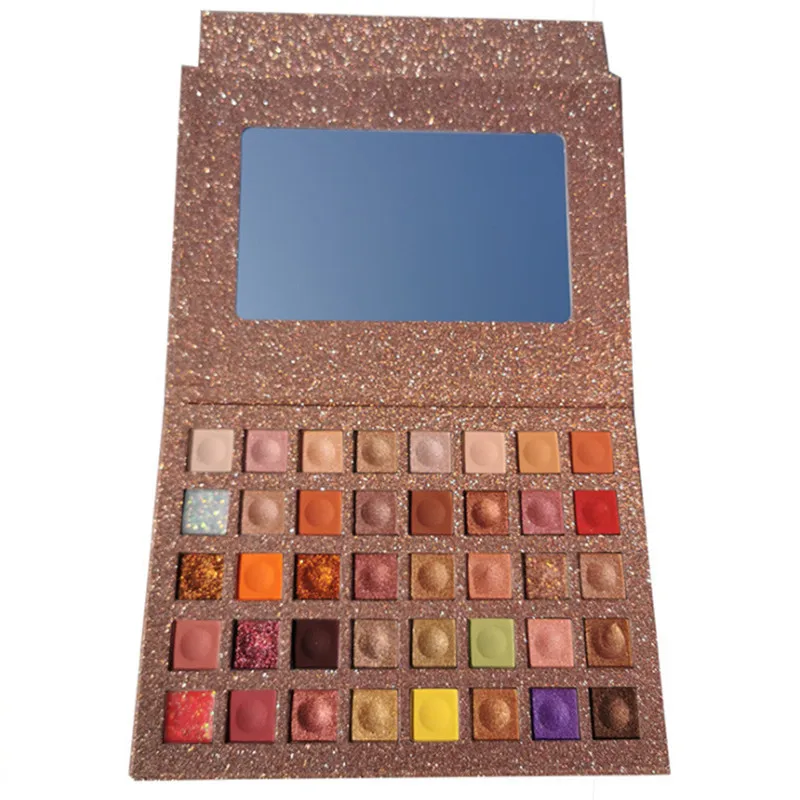 Palette de fards à paupières de 40 couleurs, poudre de fard à paupières scintillante et mate, facile à colorier, maquillage cosmétique