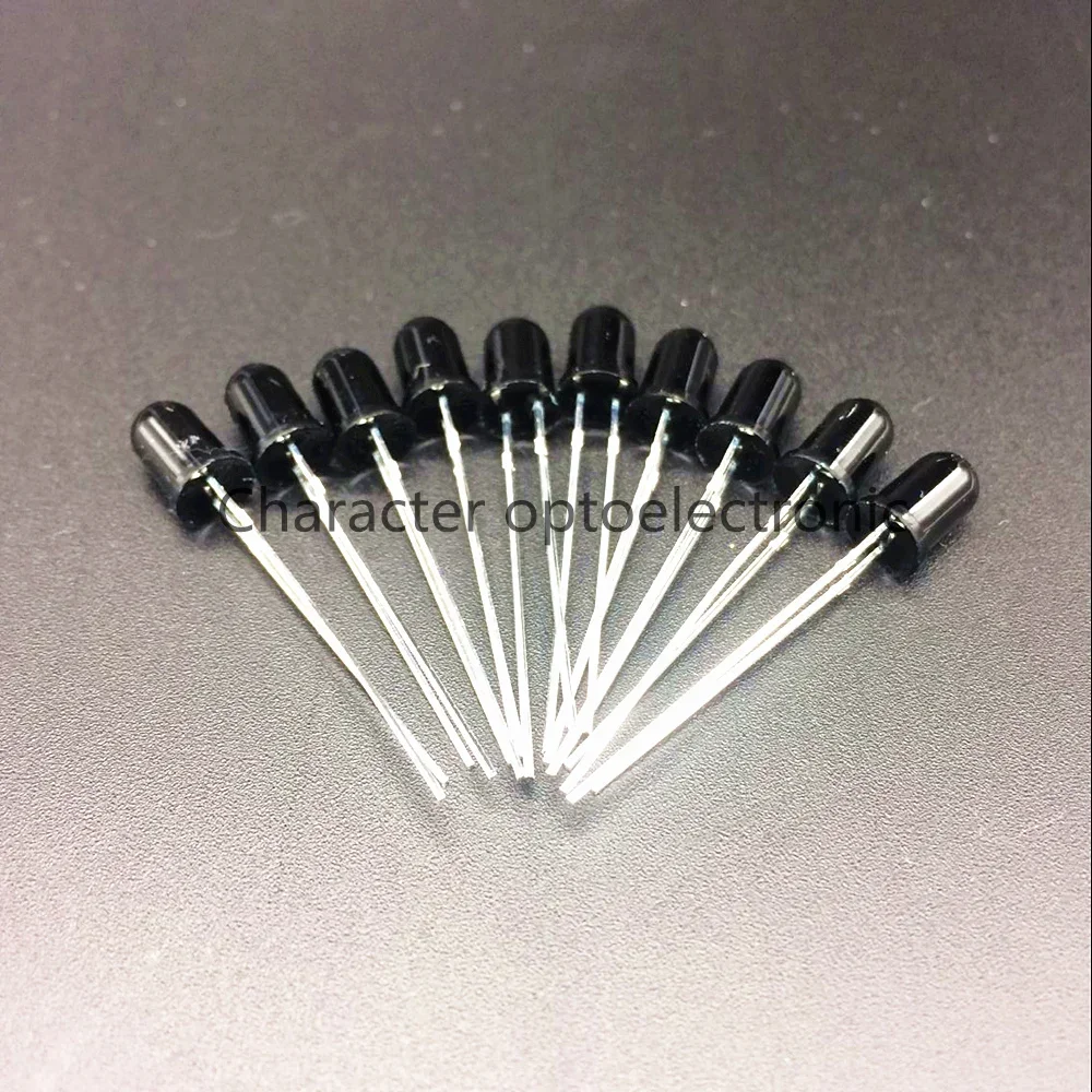 

100pcs 5mm IR Receiver Diode Emitter 940nm Infrared Receiving LED Bulb 20mA 5mm LED Light Emitting Diode Lamp