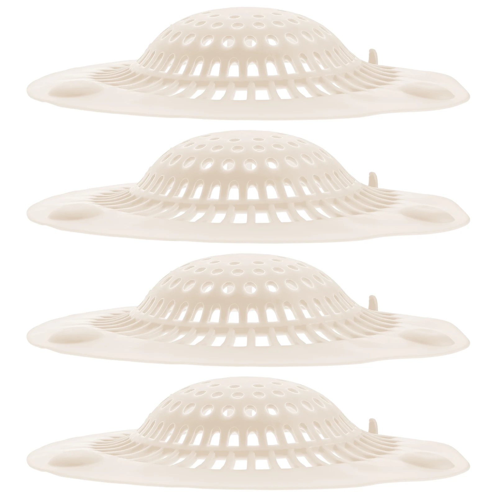 

4 Pcs Silicone Floor Drain Hair Catcher Strainer Bathroom Sink Stopper Suction Cup Filter Cover Shower Hair Stopper Kitchen