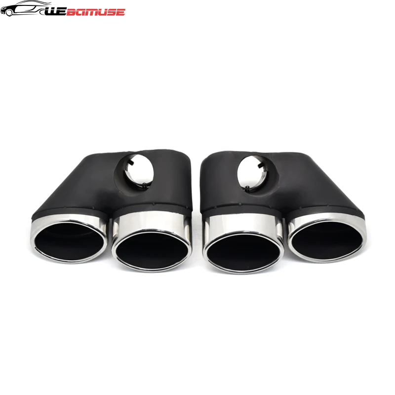 For Mercedes-Benz W220 Rear Pipe S320 S350 S500 Tuning Exhaust Four Outlet Rear Pipe Muffler Tailpipe Exhaust System