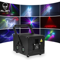 ALIEN ILDA 3W 6W RGB Laser Light Animation Beam Scanner Stage Laser Projector DJ Disco Bar Club Party Dance Wedding Effect Show