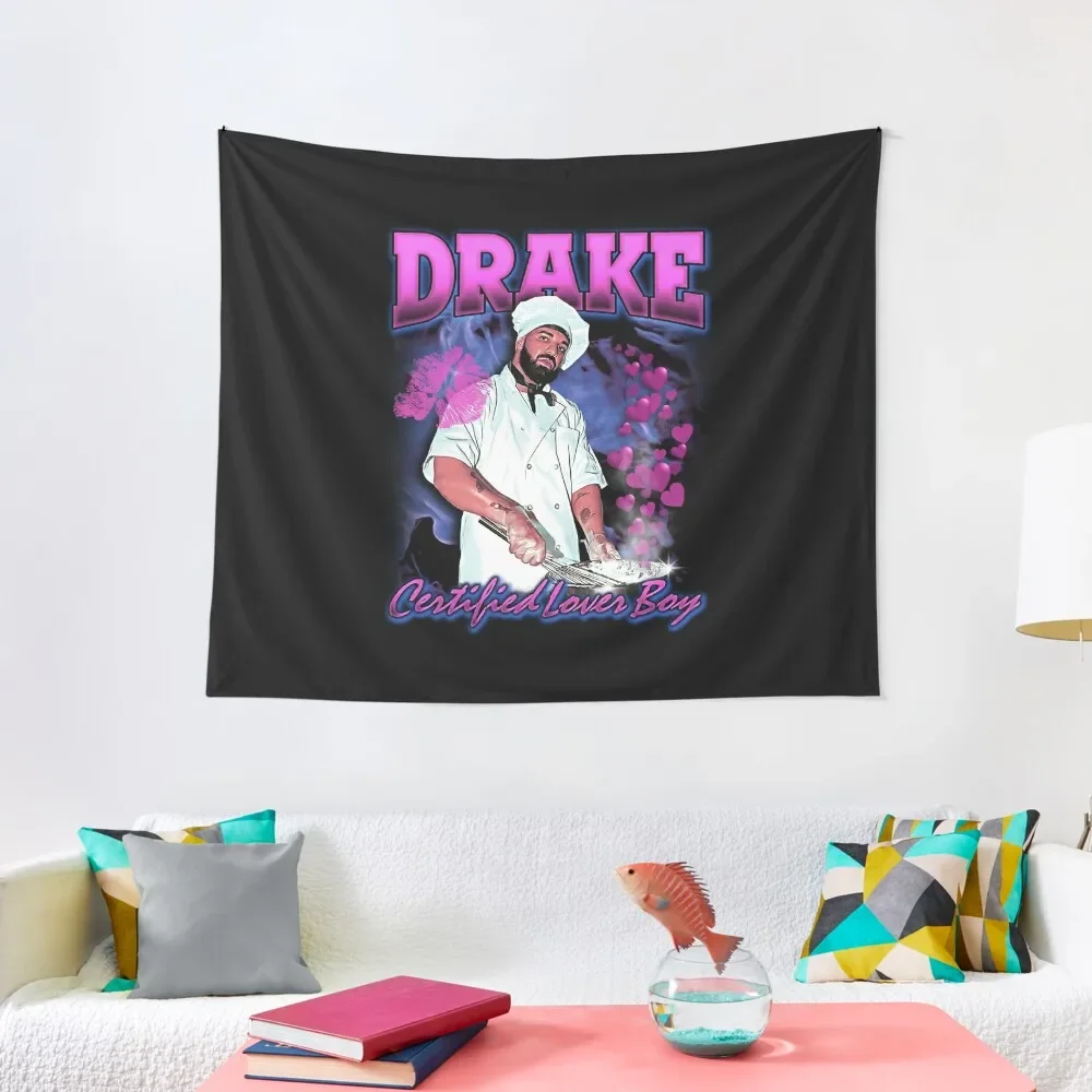 

Drake CLB Vintage 90s Bootleg Design Tapestry Home Decorating Wallpaper Bedroom Wall Hanging Decor Tapestry