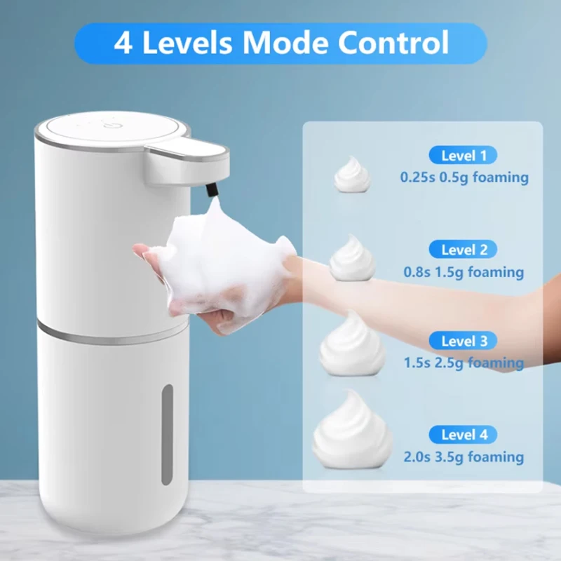 New Automatic Soap Dispenser Touchless Sensor Smart Washing Hand Foam And Liquid Mode For Bathroom Kitchen,Foam Soap Dispenser
