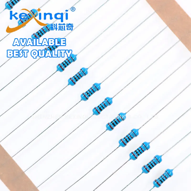 (100pcs) 1/4W Metal Film Resistor 1% Carbon Film Resistor 5% 0.1R~0.91R 0.47R 0.22R 0.33R 0.5R 0.68R 0.15R Ohm Resistance