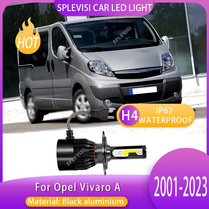 

Светодиодная лампа дальнего света вниз, одна пара для Opel Vivaro A 2001 ~ 2023 2002 2003 2004 2005 2006 2007 2008 2009