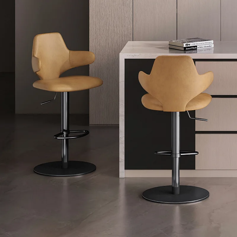 

Modern Light Luxury Bar Chair Bar Cafe High Stool Hotel Beauty Salon KTV Designer Bar Chair