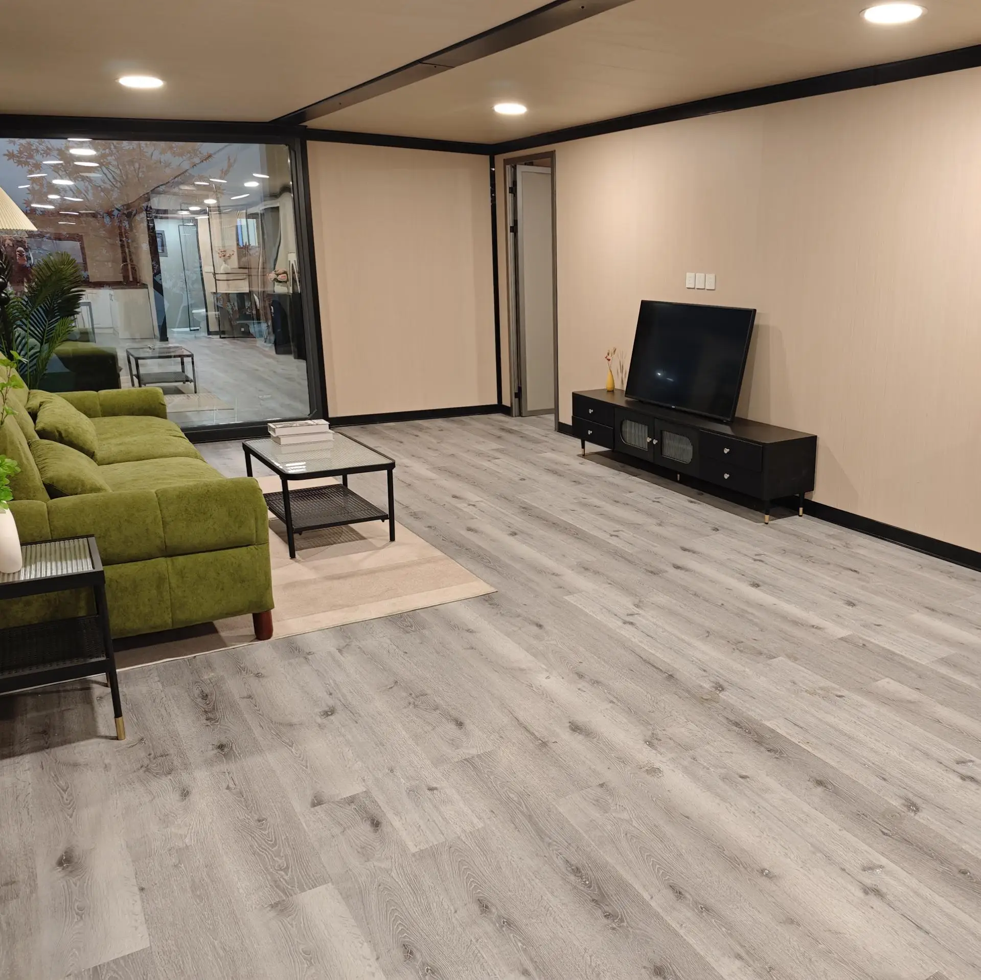 Maisons préfabriquées, minuscules maisons de conteneurs pour la maison, maisons préfabriquées mobiles modulaires, expédition pliable