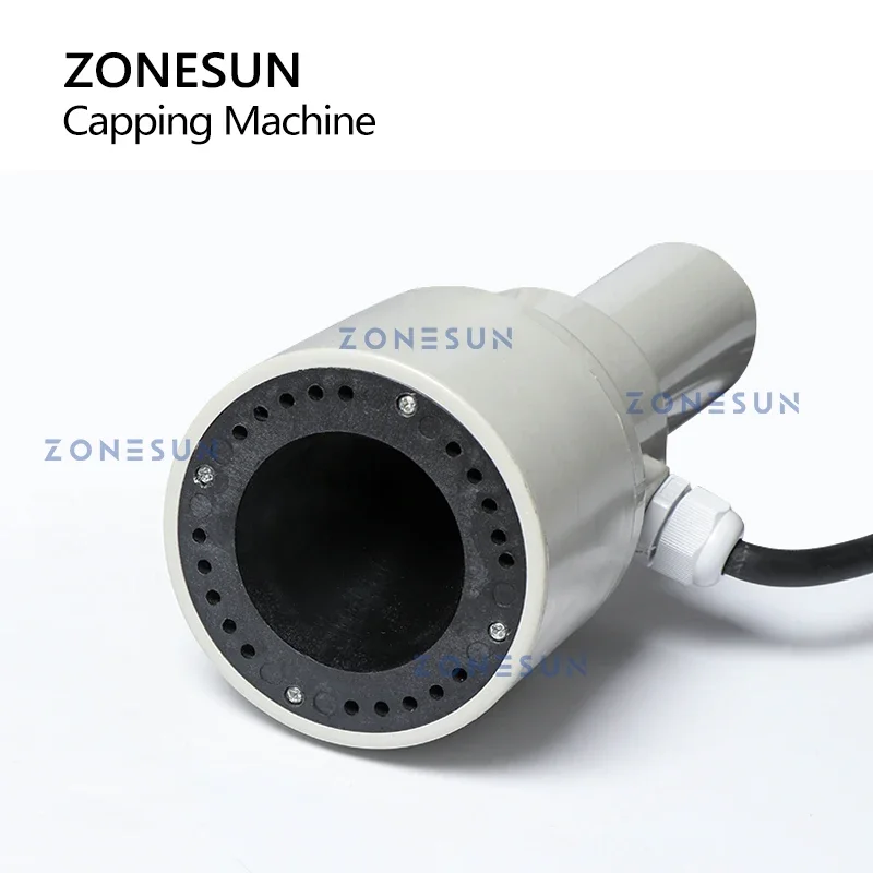 ZONESUN ZS-FK300 Small Diameter Aluminium Foil Film Sealing Machine For Medicine Sharp Pointed Bottle Plastic Dropper Bottle