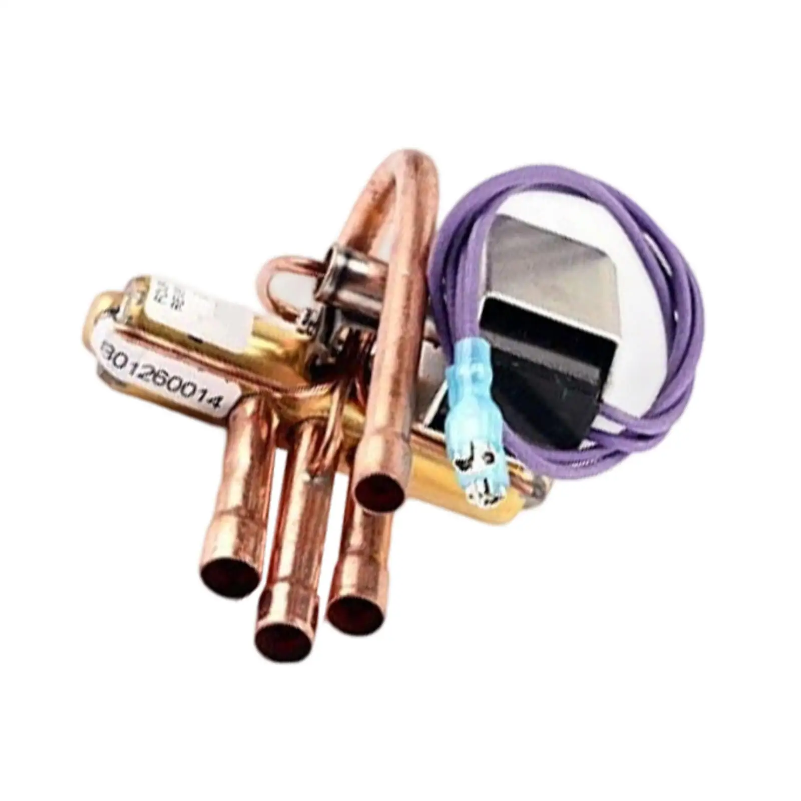 Air Conditioner Four-way Valve Copper Multiuse Leakproof Stable Performance Air Conditioner Parts for Dorm Home Room Central
