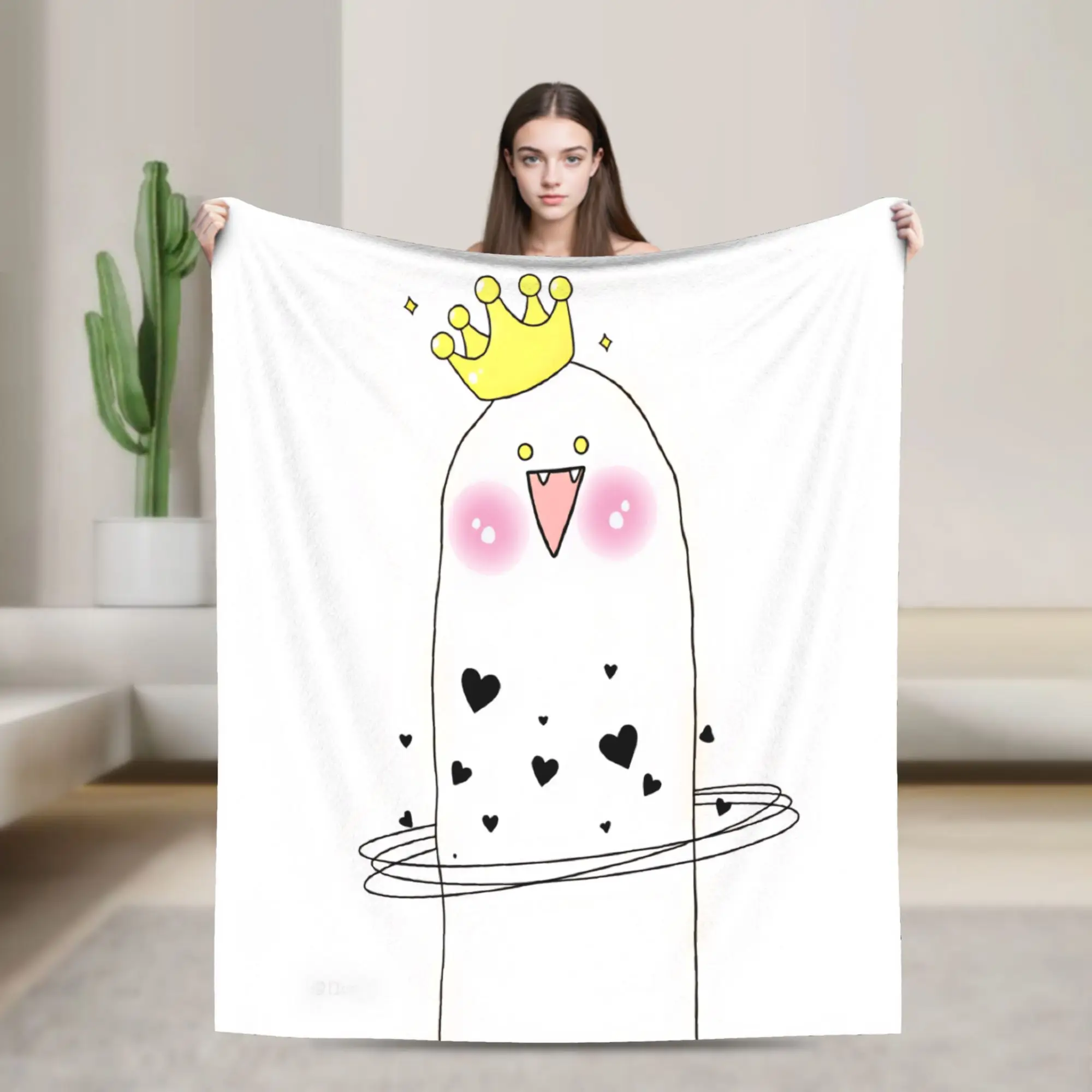 L-Lightsaber BL Manhwa Blankets Adults  Flannel Throw Blanket For Living Room Soft Cozy Custom Quality Bedspread Gift