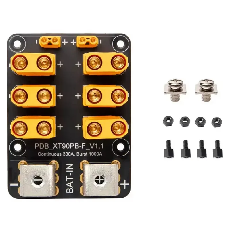 

AED7-для платы распределения питания Holybro (PDB) 300A, верхний вход для кабеля адаптера, предварительно припаянная с XT90 и XT30