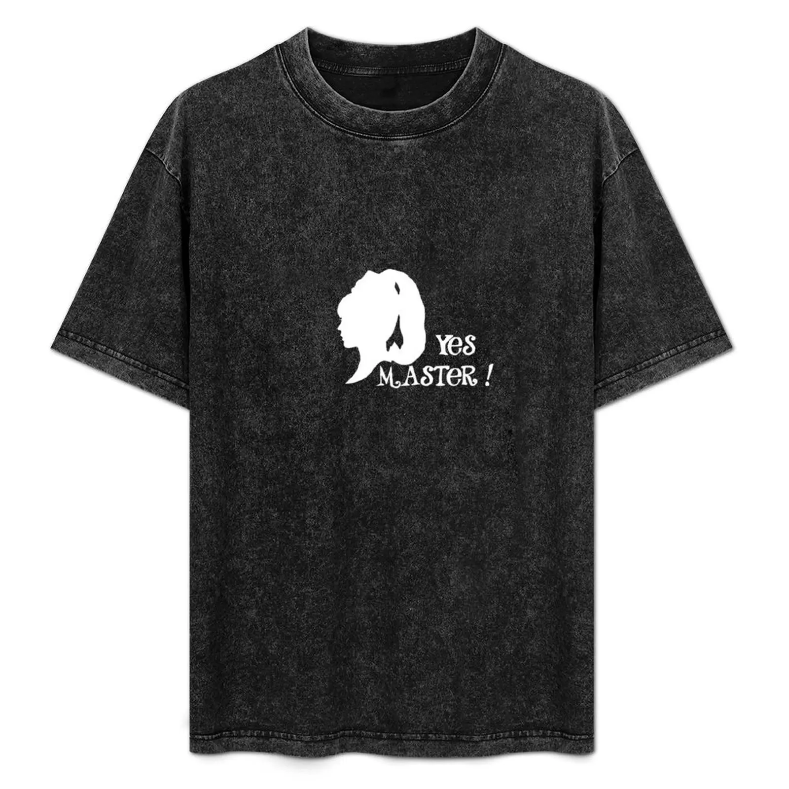 

Yes Master - White T-Shirt Summer Casual Loose T-Shirt