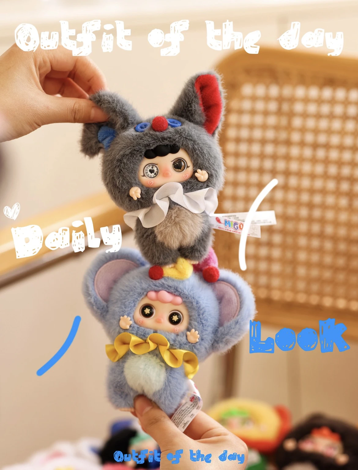 أصيلة Migo Naftyest ليتل الحيوان صندوق أعمى حقيبة قطيفة سحر لطيف حديقة الحيوان موضوع هدية عيد ميلاد لأفضل صديق #6