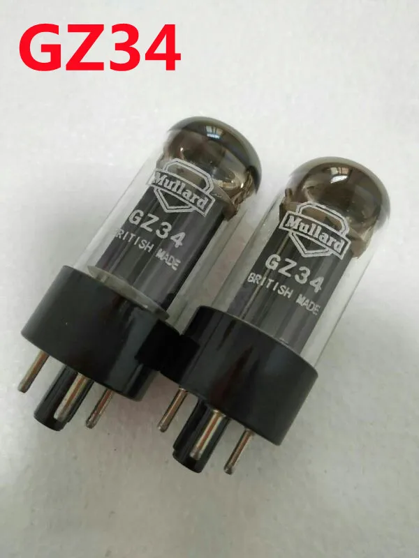 New British Mullard GZ34 tube generation 5Z4P 5U4C 5AR4 rectifier tube