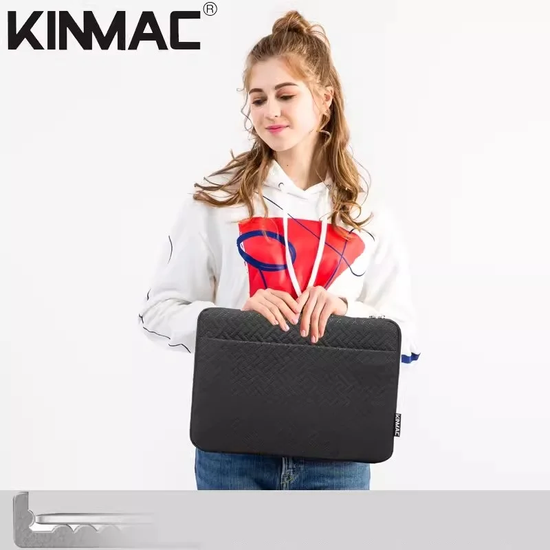 Brand Kinmac Laptop Bag 12,13.3,14,15.4,15.6,16 Inch,Imprinting Women Lady Man Handbag Case For MacBook Air Pro M1 Briefcase PC