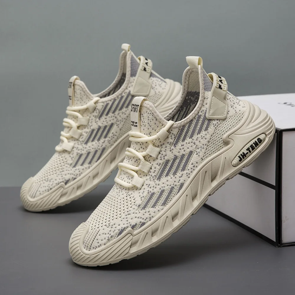 

Men's shoes, spring mesh sports shoes, breathable and lightweight sports shoes, casual shoes, outdoor trendy shoes