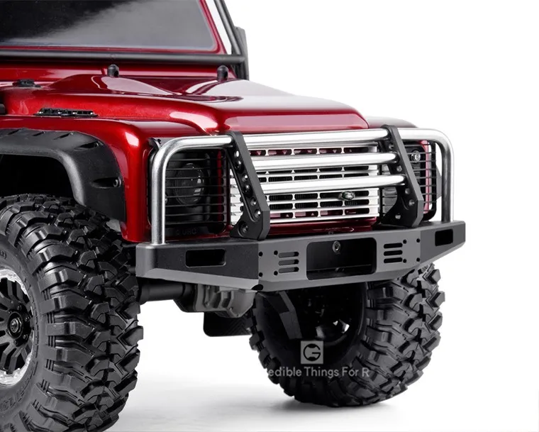 Universal Metall Front Anti-kollision Stoßstange Für 1/10 Rc Crawler Auto Trax/als Trx4 Defender Bronco Axial scx10 90046 90047