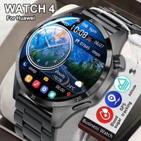 For Huawei Samsung Smartwatch Men's AMOLED Screen Bluetooth Call GPS Sport NFC Health Monitor Smartwatch Man Watch GT Pro+box