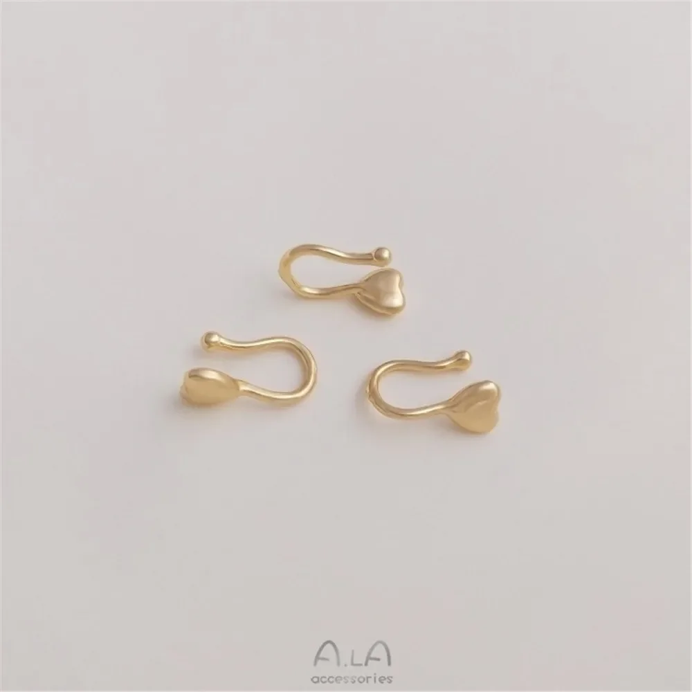 14K Wrapped Gold Nose Clip Non-perforated Nose Nail Multi-purpose Ear Clip Ear Clip Nose Ring Piercing Jewelry E246