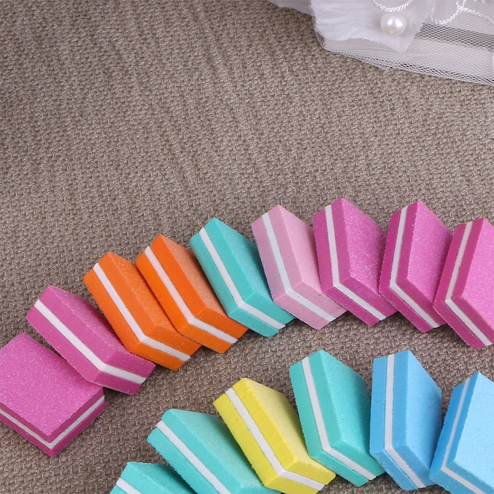 10 pçs arquivos de esponja ferramenta de manicure de alta qualidade para moldar unhas polimento durável leve suprimentos da arte do prego