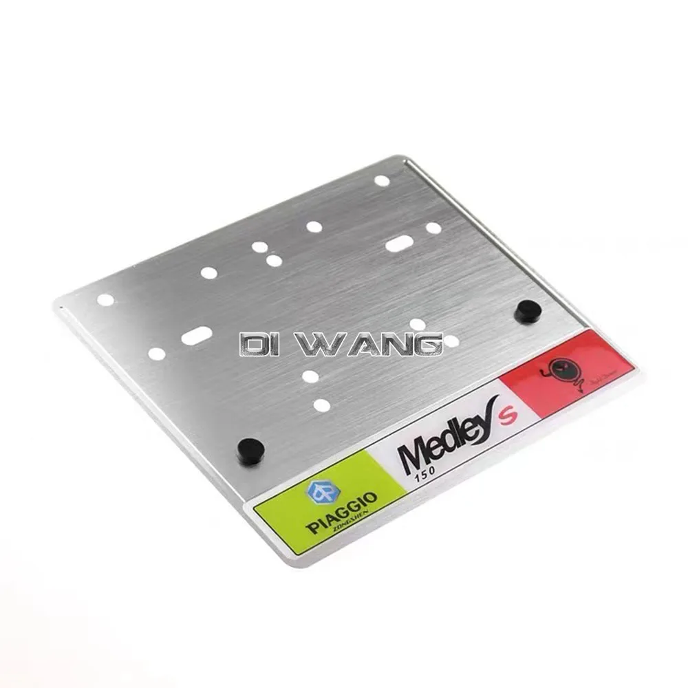 Motorcycle License Plate Holder Frame With Decorative Stickers License Plate Frame Holder For Piaggio Medley 150 Medley150