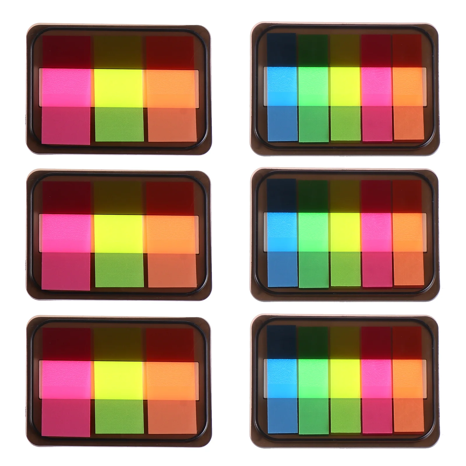 6Pcs Self-Adhesive Index Tabs for School Office Diary Notebook Planner Reminder Study Labels Index Tabs