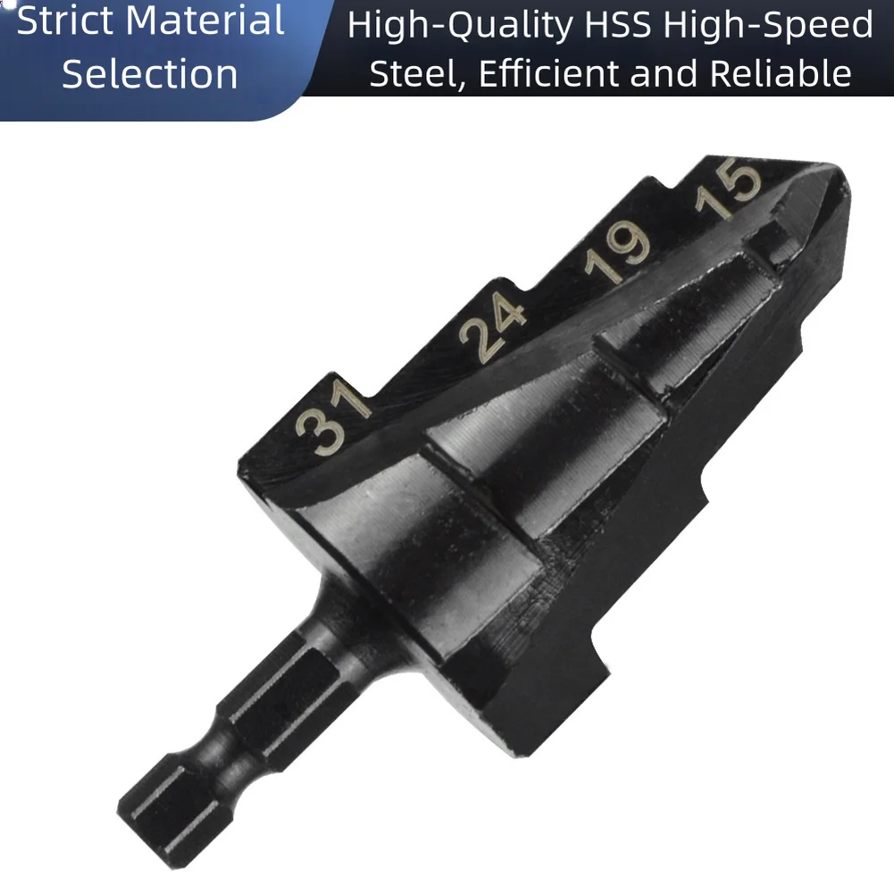 

Ступенчатое сверло с шестигранным хвостовиком, трехгранные регулируемые шестерни для PPR электрических дрелей, настольных дрелей, аксессуары для электроинструментов