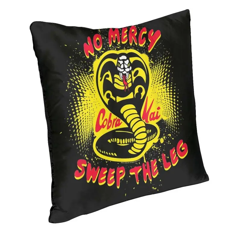 Cobra Kai No Mercy Sweep The Leg Cushion Covers Karate Soft Modern Pillow Case for Sofa