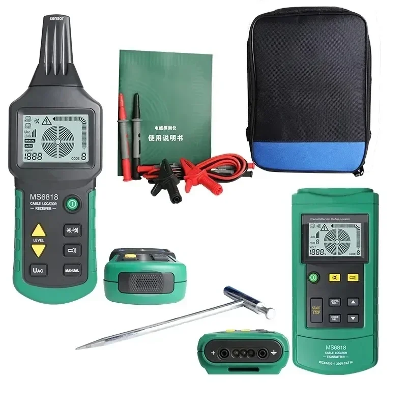 Wire Diagnosis Cable Pipe Telephone Tracker Tester Metal Professional Cable Fault Locator Tester Network