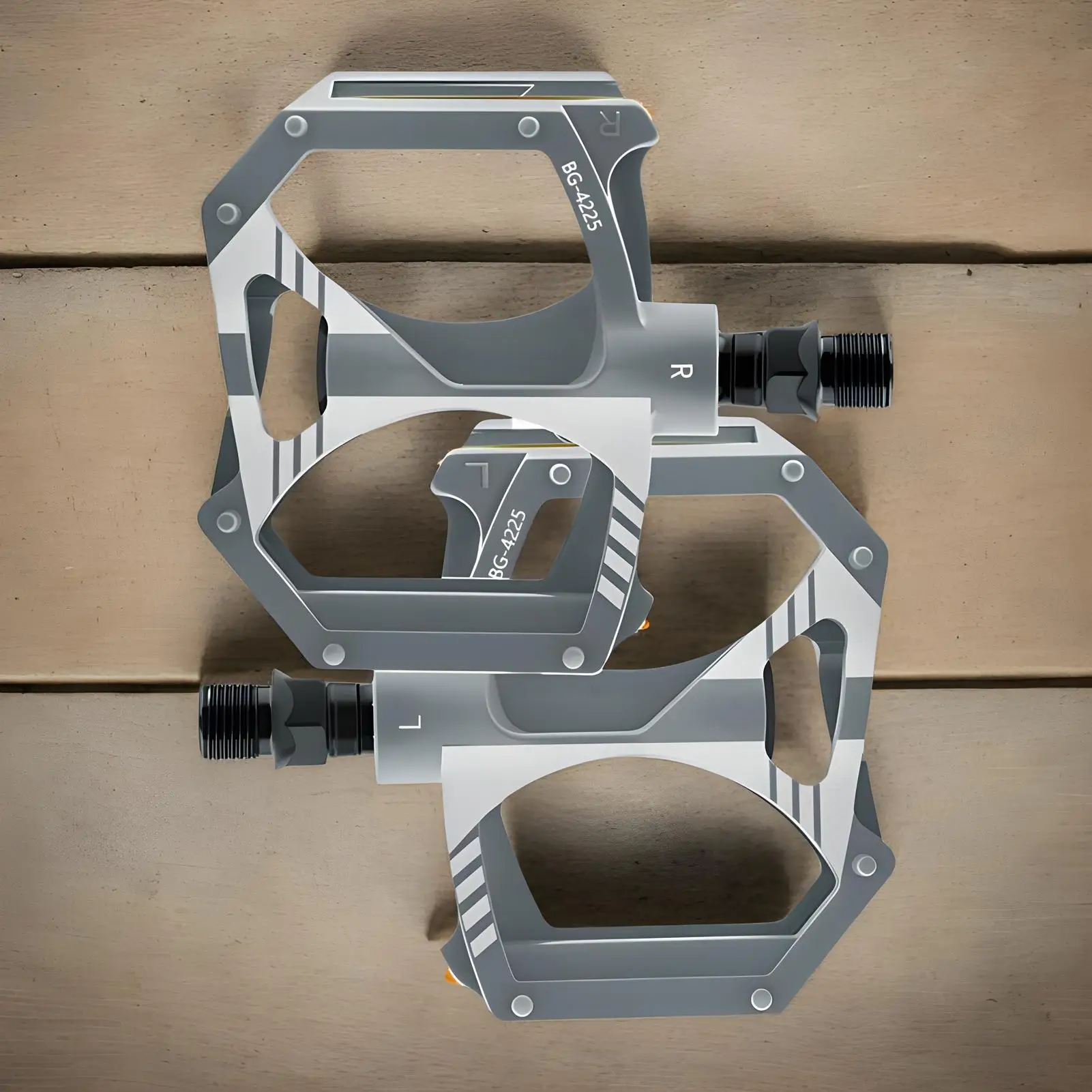 

Road Bike Pedals Lightweight Non-Slip Parts Bicycle Flat Pedals With 2 Sealed Bearings For Adult Mountain Road Outdoor Cycling