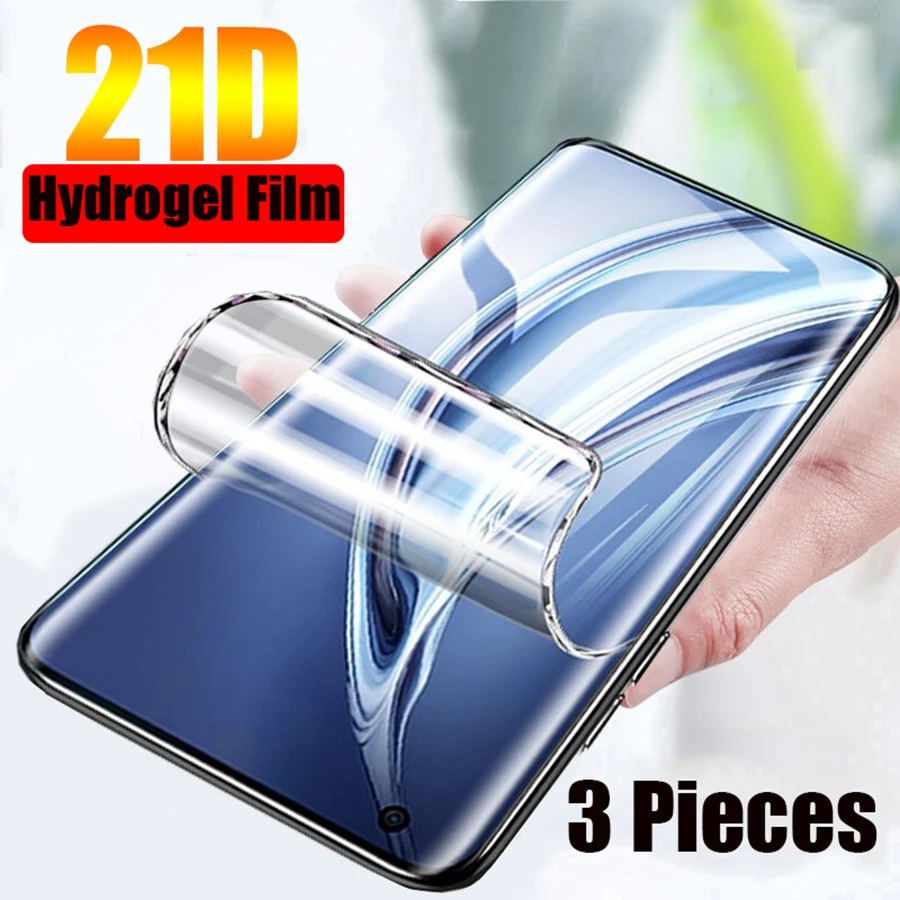 

3 Pieces Full Cover Hydrogel Film For OnePlus 9 Pro 9R Nord N100 N10 Soft TPU Screen Protector OnePlus 7 7T 8 9 10 Pro 8T 5T 7 6