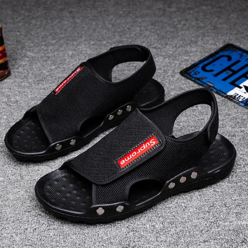 

Mens Sandals Summer Soft Sole Man Beach Shoes Comfortable Non Slip Platform Shoes Durable High Quality Men Shoes Trend Sandalias