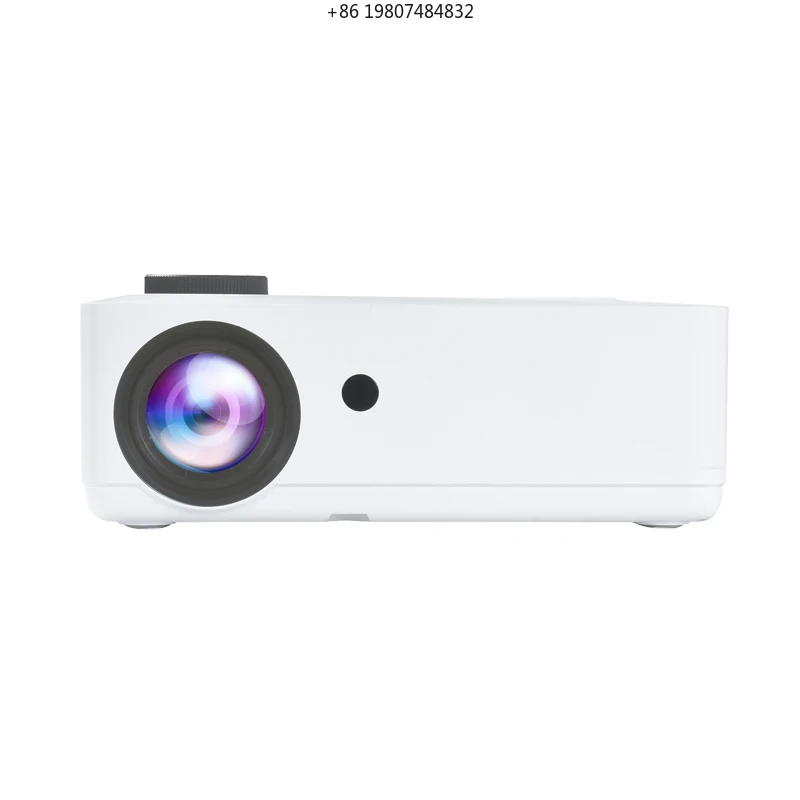 HD 4K Smart Home Theater Projector Portable 3D Full HD 1080P LED Built-in HIFI Stereo Speakers 40-300 Inch Projection for Home
